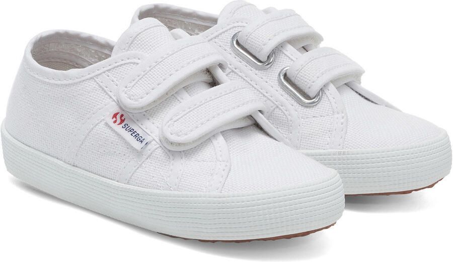 Superga Kinder Kids 2750 Easylite Touch Fastening-trainers (Wit)
