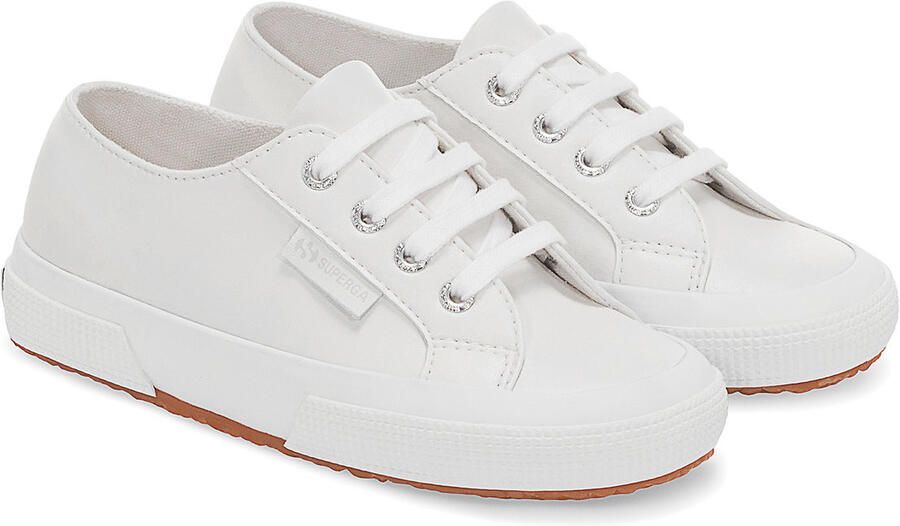 Superga Kinder Kinder 2750 Vegan Leren Trainers (Wit)
