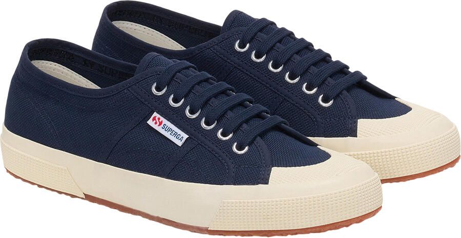 Superga Unisex 2390 Militaire Sportschoenen voor Volwassenen (Navy Off Wit)