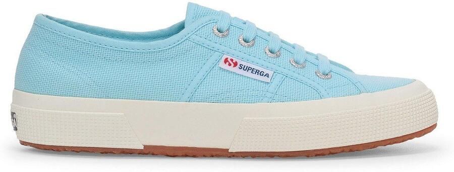 Superga Unisex 2750 Cotu Classic Vegan Sportschoenen voor volwassenen (Kristal Azul Avorio)