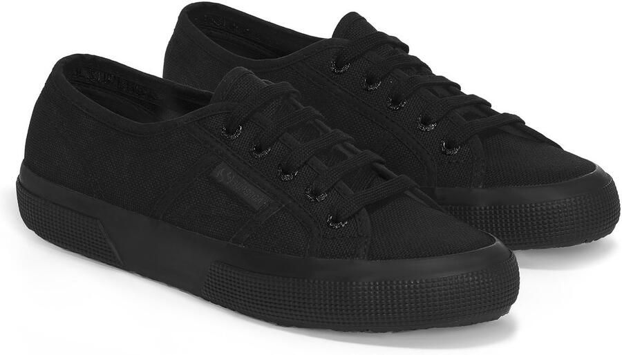 Superga Unisex 2750 Cotu Classic Vegan Sportschoenen voor volwassenen (Totaal Zwart)