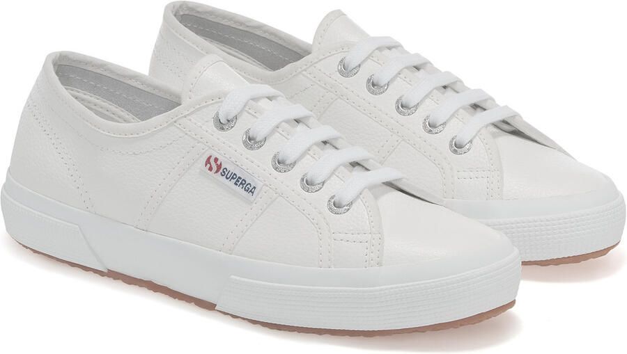 Superga Unisex 2750 Efglu Leather Trainers voor volwassenen (Wit)