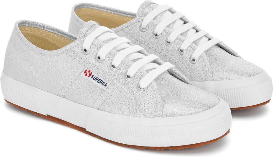 Superga Unisex 2750 Lamew Metallic Sportschoenen voor volwassenen (Grijs Zilver)