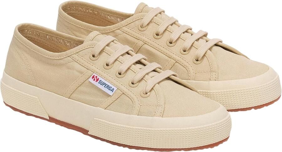Superga Unisex 2750 Linnen Sportschoenen voor volwassenen (Beige Off White)