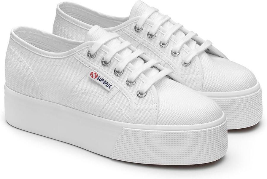 Superga Unisex 2790 Linea Up Down Trainers voor volwassenen (Wit)