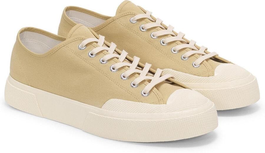 Superga Unisex Adult 2432 Works Cotton Canvas Low Cut Trainers (Beige Off White)