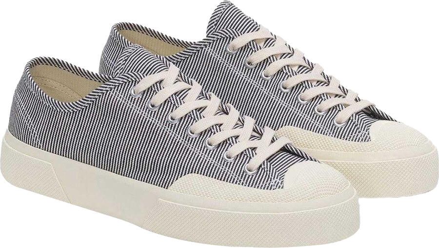 Superga Unisex Volwassen 2432 Works Stripe Sneakers (Blauw Wit)