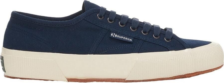 Superga Volwassen unisex 2750 Herringbone Trainers (Navy Off Wit)