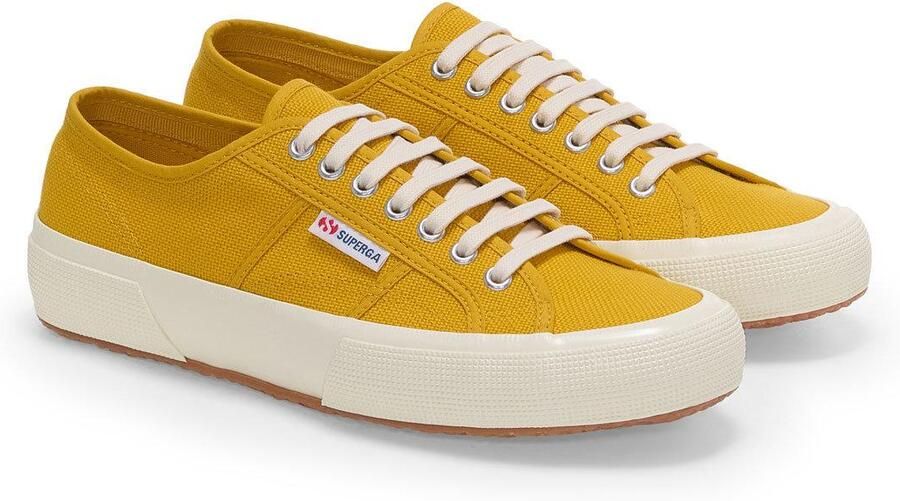Superga Volwassen unisex 2750 OG-trainers ( gogeel Offwit)