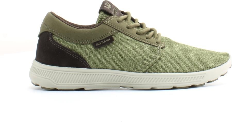 Supra Hammer Run Groen Textiel Heren Veterschoenen 08128 357