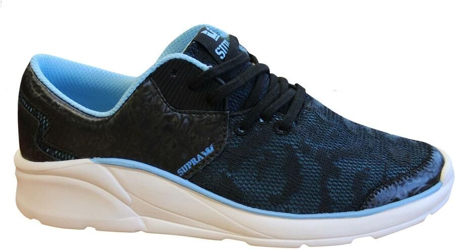 Supra Noiz Damestrainers Zwart Blauw Veterschoenen Casual Running Schoenen 98026 069