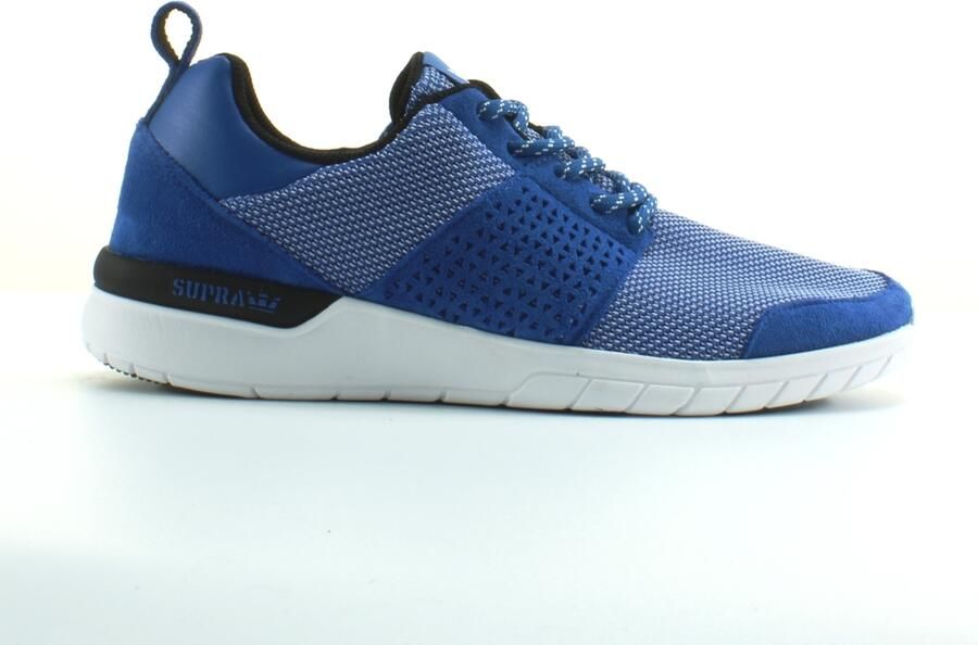Supra Scissor Blauw Textiel Heren Lace Up Trainers 08027 442