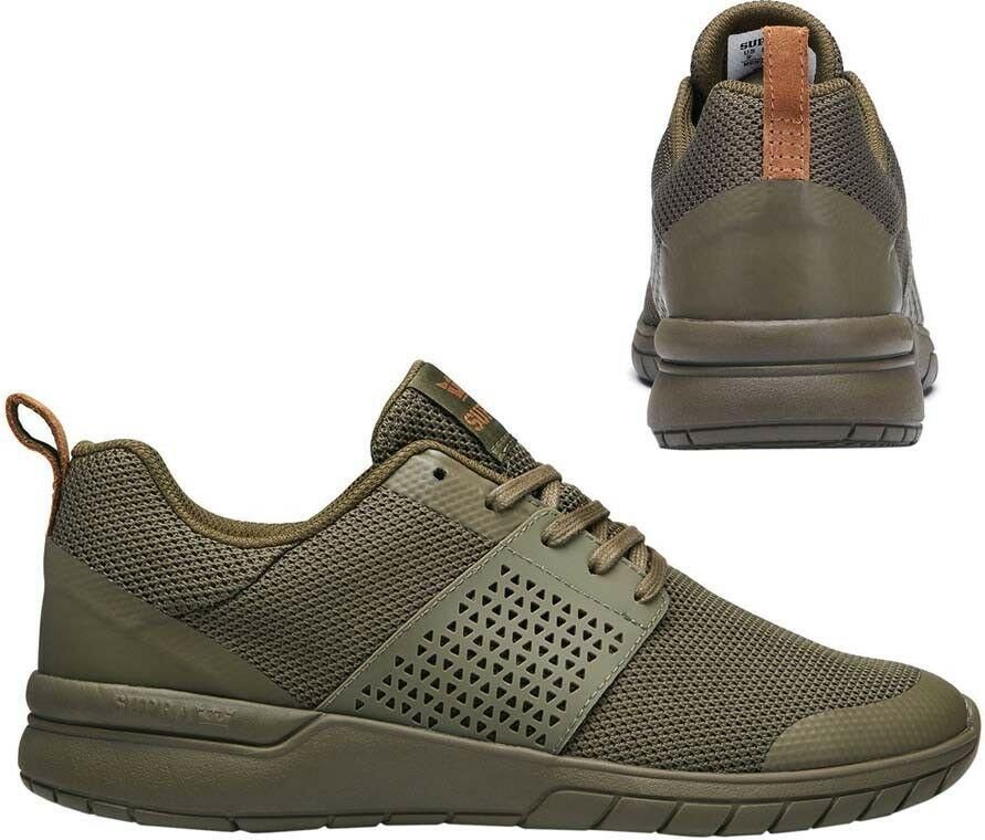 Supra Scissor Lace Up Heren Casual Trainers Olijf 05669 365 B35B