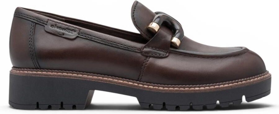 Tamaris Bruine Leren Loafer Comfort Schoenen voor Dames 24740-47