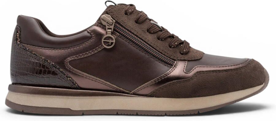Tamaris Dames bruine nepleren Fashion Veterschoenen 23613-46