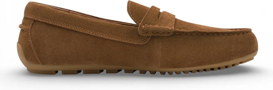 Tamaris Heren Bruine Suède Mocassin Loafers Casual Schoenen