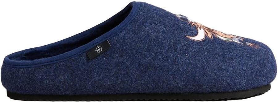 Ted Baker Dohny Cow Graphic Heren Blauwe Pantoffels