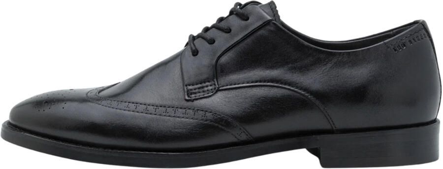 Ted Baker Hackney Wing Toe Brogue Detail Zwarte Schoenen