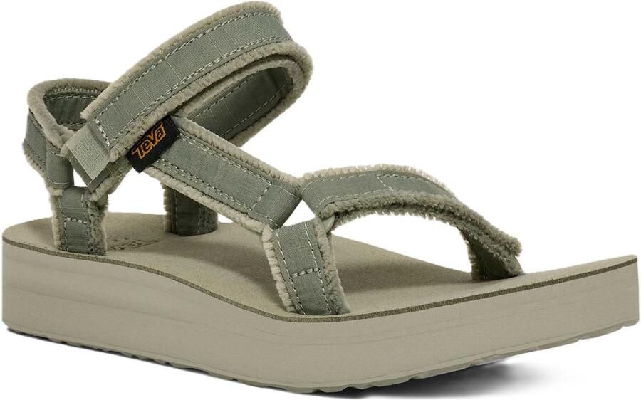 Ted Baker Teva Midform Universal Canvas Dames Sandalen in Zeewier