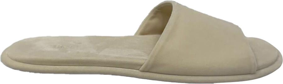 The Row Pre-owned De Row Canal slippers in ivoorkleurig fluweel