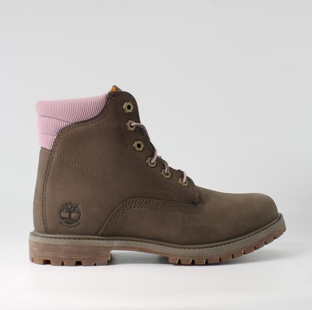 Timberland 6 Inch Premium Navy Nubuck Leren Junioren Lace Up Laarzen A2F3U