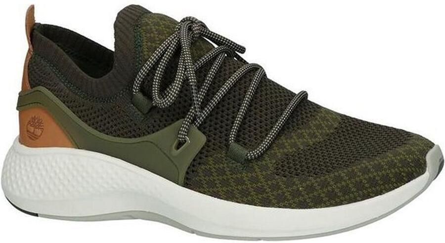 Timberland Flyroam Go Knit Wide Groen Heren Sportschoenen