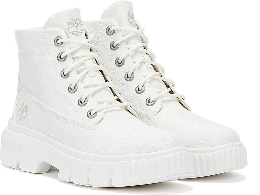 Timberland Greyfield Stof Dames Wit Laarzen