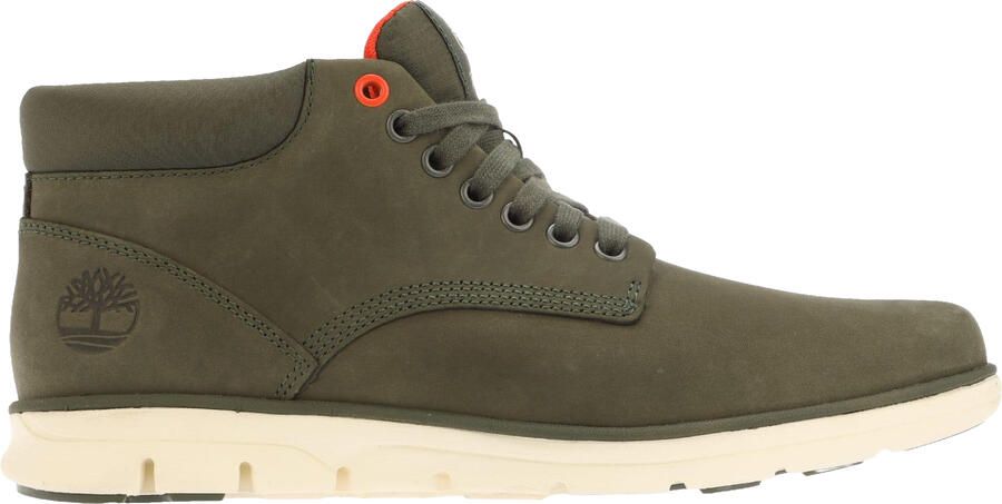 Timberland Heren Bradstreet Leren Mid Cut Sneakers (Groen)
