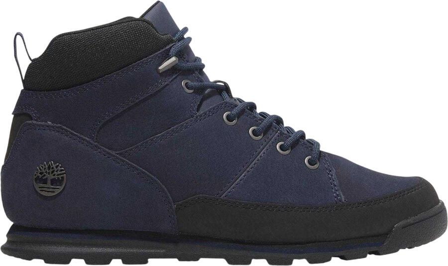 Timberland Heren Euro Rock Leren Halfhoge Laarzen (Marine)