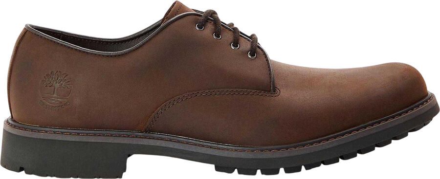 Timberland Heren Leder Waterdichte Formele Derby Schoenen (Donkerbruin)