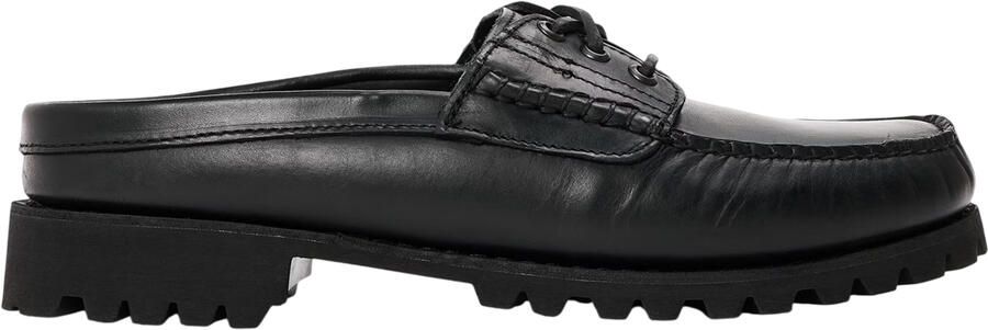 Timberland Leren moc-toe-muiltjes voor heren van Vibram (Zwart)