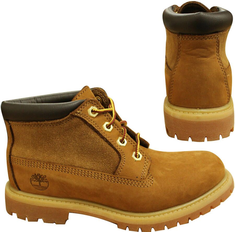 Timberland Nellie Lace Up Rust Leren Enkel Chukka Laarzen A1GYM X2A