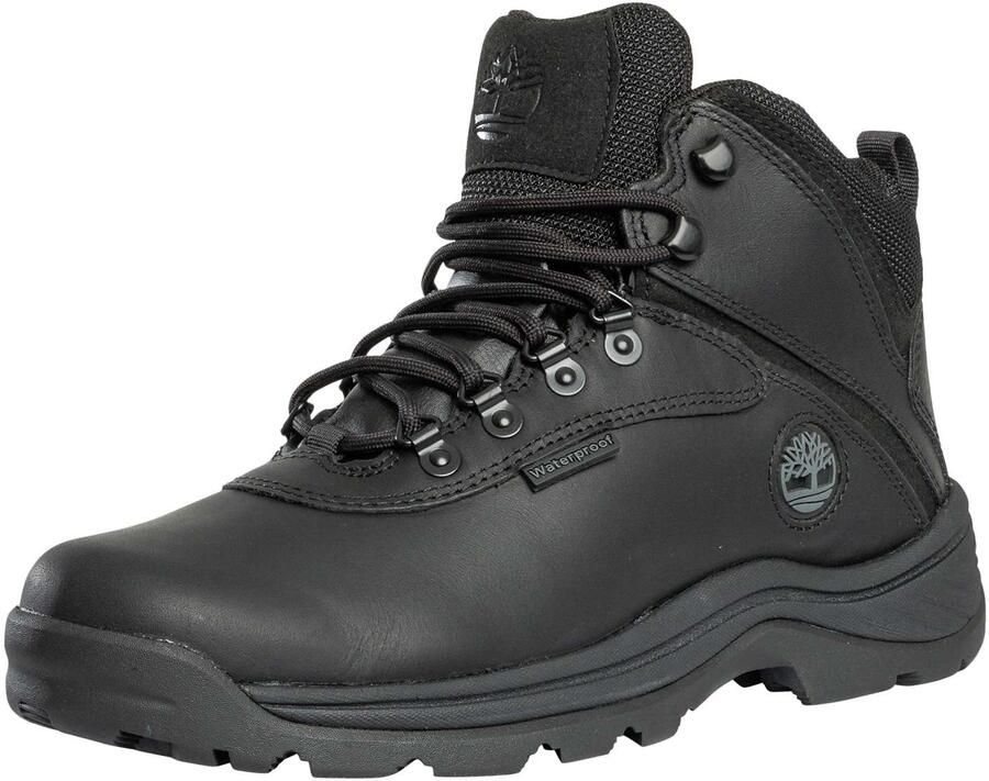 Timberland Waterdichte Wandelschoenen Met Halfhoge Vetersluiting Zwart