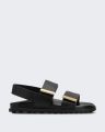 TOD'S Dames footbed+gomma 68k fasce term.m - Zwart