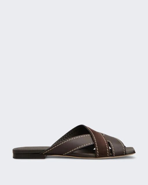 TOD'S Dames sand.cuoio flat 99l fasce incr
