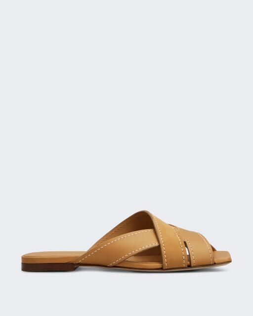 TOD'S Dames sand.cuoio flat 99l fasce incr