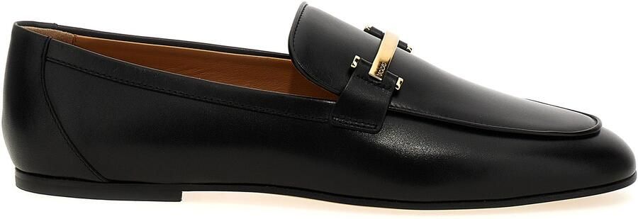TOD'S Zwarte Kalfsleren Instaploafer