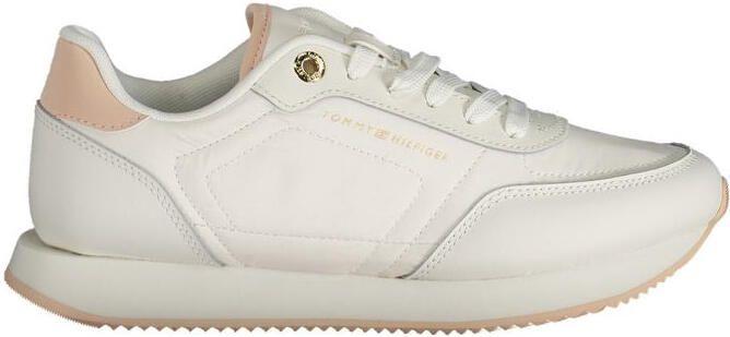 Tommy Hilfiger Bianco Leren Dames Sneaker