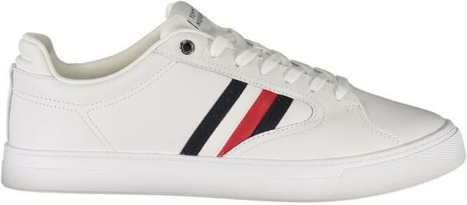 Tommy Hilfiger Bianco Leren Sneakers voor Heren