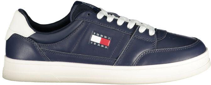 Tommy Hilfiger Blauwe Leren Heren Sneakers