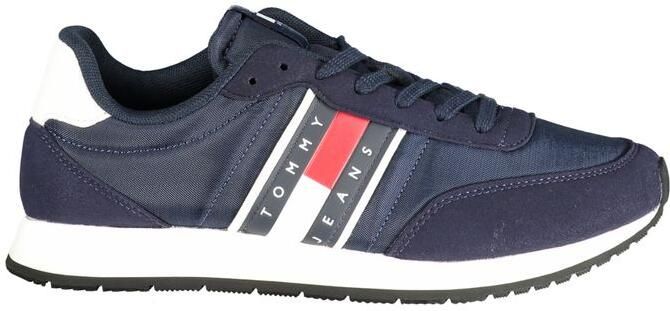 Tommy Hilfiger Blauwe Polyurethaan Heren Sneaker