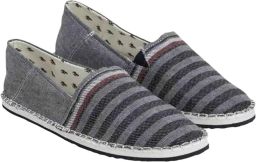 Tommy Hilfiger Heren Gestreepte Espadrilles (Marine Grijs)