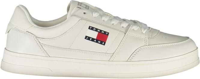 Tommy Hilfiger Witte Leren Sneakers voor Mannen