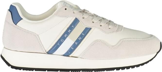 Tommy Hilfiger Witte Leren Sneakers voor Mannen