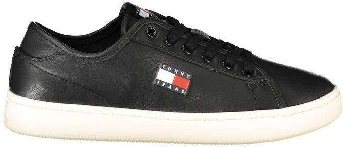 Tommy Hilfiger Zwarte Polyurethaan Dames Sneakers