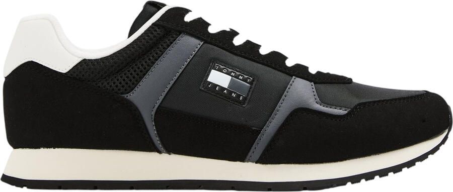 Tommy Jeans Hardloopschoenen voor heren met ronde neus (Zwart)