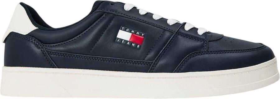 Tommy Jeans Heren The Greenwich-sportschoenen (Marine Wit)