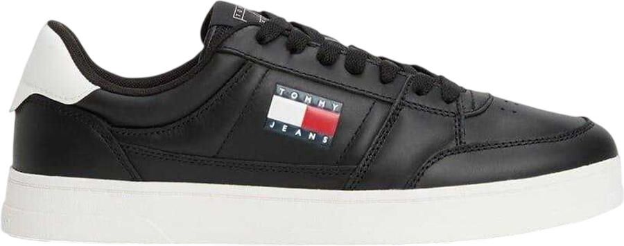 Tommy Jeans Heren The Greenwich-sportschoenen (Zwart Wit)