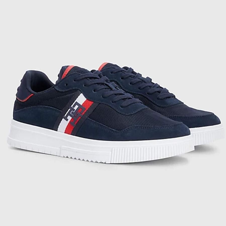 Tommy Jeans Korbschuhe Mens TH Flag