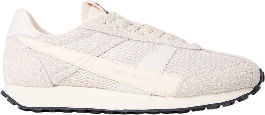 Tommy Jeans Retro suède sportschoenen voor dames (Calico)